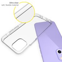 Accezz TPU Clear Cover für das iPhone 13 Mini - Transparent