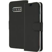 Accezz Wallet TPU Klapphülle Samsung Galaxy S10 - Schwarz