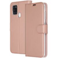 Accezz Wallet TPU Klapphülle für das Samsung Galaxy A21s - Roségold