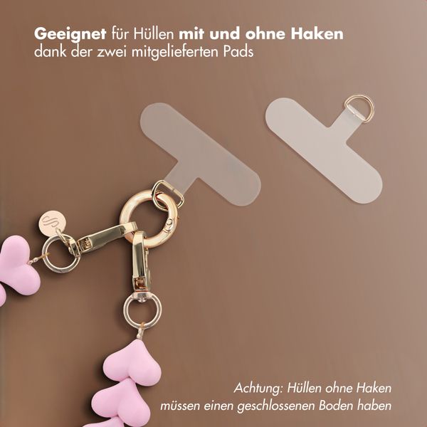 Selencia Lova Herz-Handgelenkbande - Cotton Candy