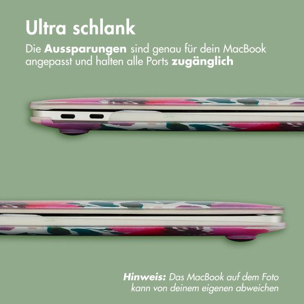 imoshion Design Laptop Cover für Apple MacBook Pro 14 Zoll (2021 / 2023 M3 chip / 2024 M4 chip / 2025 M5 chip) - Floral Water Color