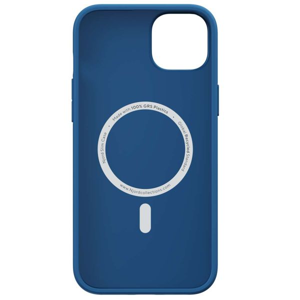 Njorð Collections Slim Case MagSafe für das iPhone 15 Plus - Blue