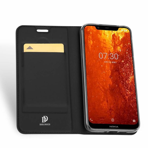Dux Ducis Slim TPU Klapphülle Schwarz für das Nokia 8.1