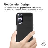 imoshion Brushed Back Cover Oppo A78 (4G) - Schwarz