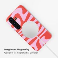 Selencia Vivid Rückabdeckung mit MagSafe Samsung Galaxy S25 - Dream Swirl Pink