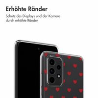 imoshion Design Hülle Samsung Galaxy A52(s) (5G/4G) - Red Hearts