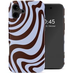 Selencia Vivid Back Cover Apple iPhone 16 - Dream Swirl Chocolate