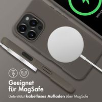 imoshion Color Backcover mit abnehmbarem Handykette und MagSafe Apple iPhone 16 Pro - Black Coffee