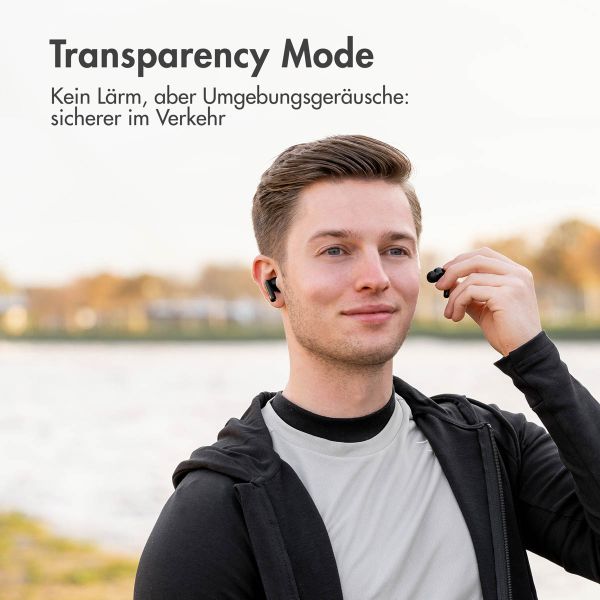 imoshion Aura Pro Kabellose In-Ear-Kopfhörer - Aktive Geräuschunterdrückung (ANC) - Schwarz