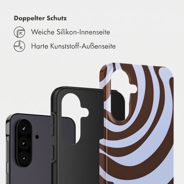 Selencia Vivid Back Cover Samsung Galaxy A57 (5G) - Dream Swirl Chocolate