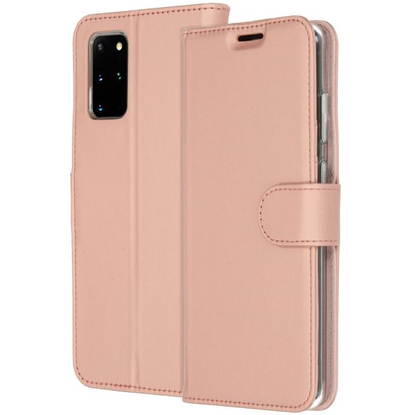 Accezz Wallet TPU Klapphülle Roségold für das Samsung Galaxy S20 Plus