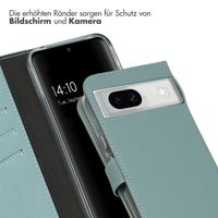 Selencia Echtleder Klapphülle für das Google Pixel 8a - Air Blue