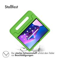 imoshion Schutzhülle mit Handgriff kindersicher für das Lenovo Tab M10 (3rd gen) - Grün