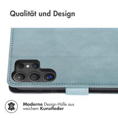 imoshion Luxuriöse Klapphülle Samsung Galaxy S25 Ultra - Hellblau