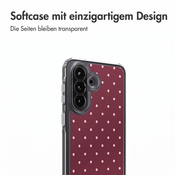 imoshion Design Hülle Samsung Galaxy A57 (5G) - Polka Dot Bordeaux