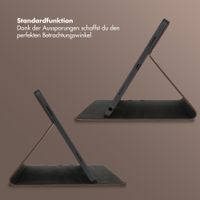 Selencia Riva Klapphülle Samsung Galaxy Tab A11 Plus - Mocha Brown