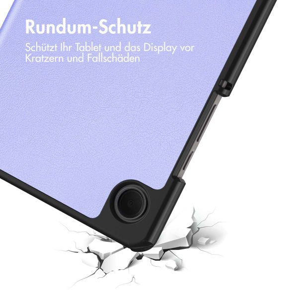 imoshion Trifold Klapphülle Samsung Galaxy Tab A11 / A9 8.7 Zoll - Lila