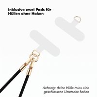 Selencia Universal Handyband mit 2 Haken - verstellbar - Schwarz