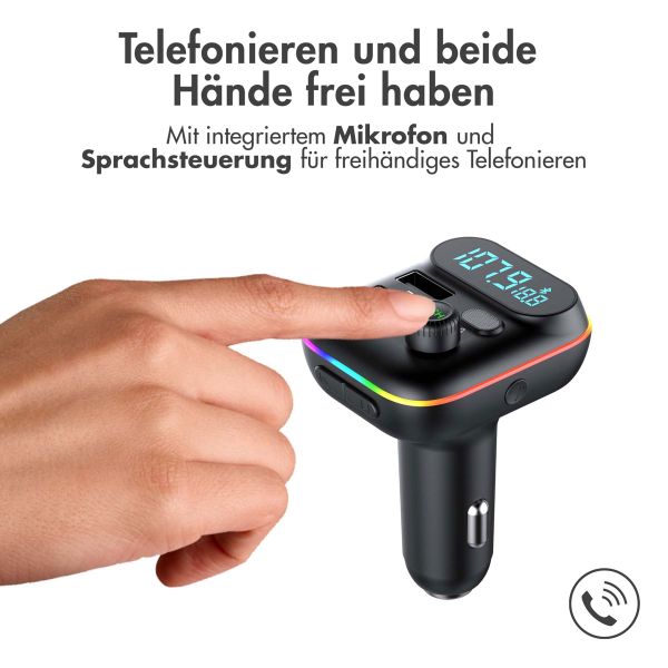 imoshion FM Transmitter USB-C & Quick Charge - Schwarz