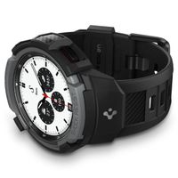 Spigen Rugged Armor™ Pro Case für die Samsung Galaxy Watch 4 - 42 mm - Charcoal Gray