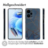imoshion Design Hülle Xiaomi Redmi Note 12 Pro (5G) - Blue Graphic