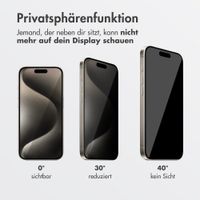 Accezz Sichtschutz-Schutzglas mit Applikator Apple iPhone 16 Plus / 15 Plus