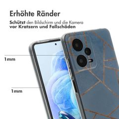 imoshion Design Hülle Xiaomi Redmi Note 12 Pro (5G) - Blue Graphic