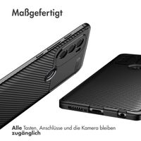 imoshion Carbon-Hülle für das Motorola Moto G71 - Schwarz