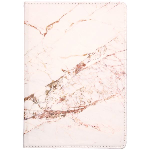 imoshion 360° drehbare Design Tablet Klapphülle Apple iPad 9 (2021) 10.2 Zoll / iPad 8 (2020) 10.2 Zoll / iPad 7 (2019) 10.2 Zoll - White Marble