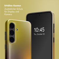 Selencia Vivid Back Cover Samsung Galaxy S24 - Gradient Olive Dust