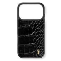 iDeal of Sweden MagSafe-Hülle aus veganem Leder Apple iPhone 18 Pro / 17 Pro - Black Croco