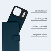 imoshion Herausnehmbare 2-in-1 Luxus-Bookcase Apple iPhone 17 Pro - Blau