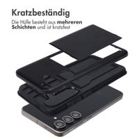 imoshion Backcover mit Kartenfach Samsung Galaxy S25 FE - Schwarz