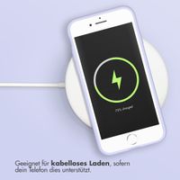 Accezz Liquid Silikoncase Apple iPhone SE (2022 / 2020) / 8 / 7 - Violett