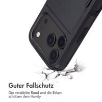 imoshion Backcover mit Kartenfach Apple iPhone 18 Pro Max / 17 Pro Max - Schwarz