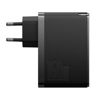 Baseus GaN5 Pro | Schnellladegerät - 2x USB-C + 1x USB-A - 160 Watt