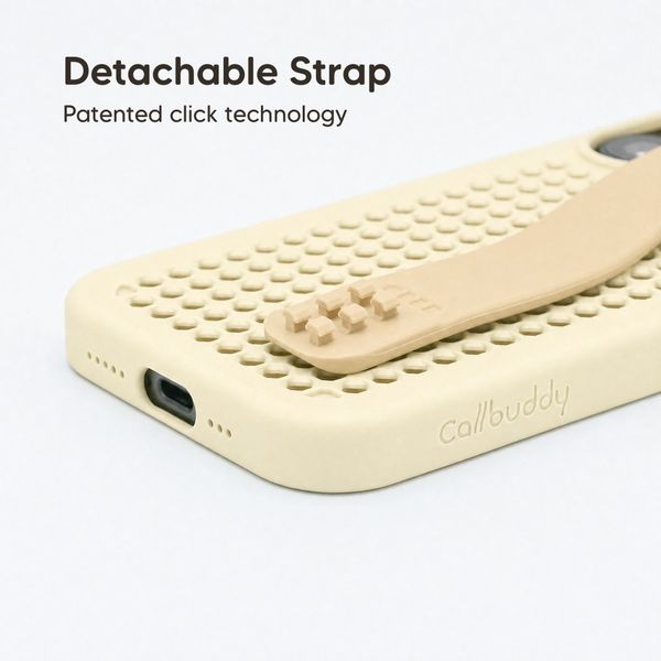 Callbuddy Hülle mit Strap Apple iPhone 17 - Sand Glow
