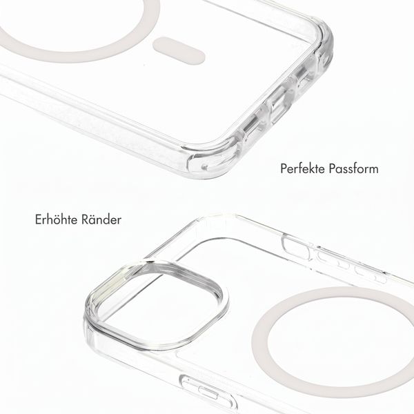 Selencia Rivièra MagSafe Backcover mit abnehmbarem Haken Apple iPhone 14 / 13 - Transparent