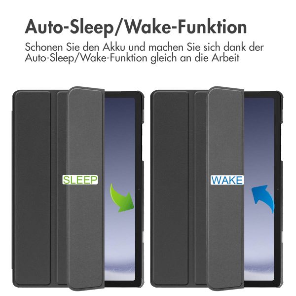 imoshion Trifold Klapphülle Samsung Galaxy Tab A9 Plus - Schwarz