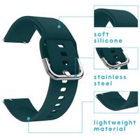 imoshion Silikonband für das  Garmin Venu / Vivoactive 3 / Forerunner 245 - Dunkelgrün