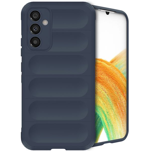 imoshion EasyGrip Back Cover für das Samsung Galaxy A34 (5G) - Dunkelblau