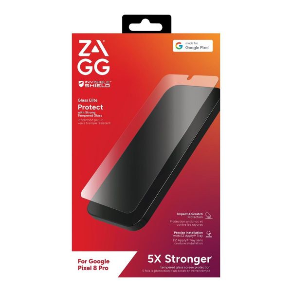 InvisibleShield Glass Elite VisionGuard-Displayschutzfolie Google Pixel 8 Pro
