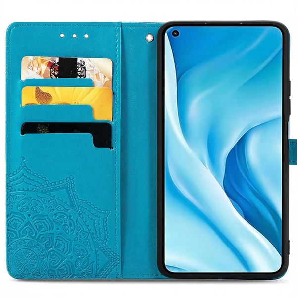 imoshion Mandala Klapphülle Xiaomi Mi 11 Lite (5G/4G) / 11 Lite 5G NE - Türkis