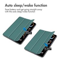 imoshion Trifold Klapphülle Apple iPad Pro 13 (2025) M5 / (2024) M4 - Dunkelgrün