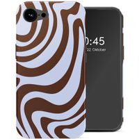 Selencia Vivid Rückabdeckung mit MagSafe Apple iPhone 17e / 16e - Dream Swirl Chocolate