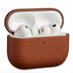 Accezz Echtes Leder Case Apple AirPods Pro 3 - Cognac