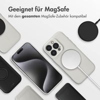 imoshion Color Back Cover mit MagSafe Apple iPhone 15 Pro - Beige