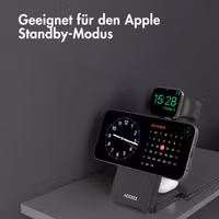 Accezz 3-in-1 Faltbares Kabelloses MagSafe Ladegerät - 20 Watt - Schwarz
