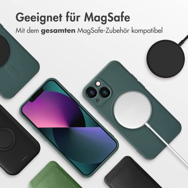 imoshion Color Back Cover mit MagSafe für das iPhone 13 Mini - Dunkelgrün