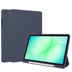 Accezz Smarte Klapphülle aus Silikon Samsung Galaxy Tab A11 Plus / A9 Plus - Dunkelblau
